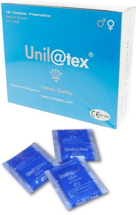 Preservativos Unilatex Natural 144 peças RF40024