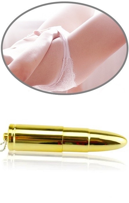 Bala Vibrador Estimulador Clitóris Gold RF04174