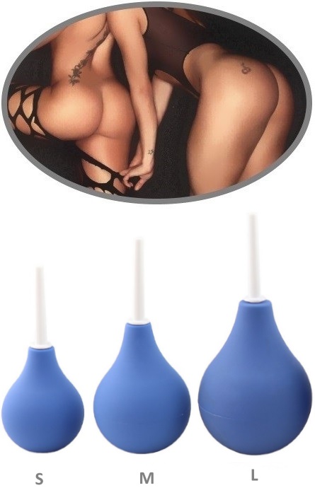 Anal e Vagina Doche Azul M 160 ml RF01822