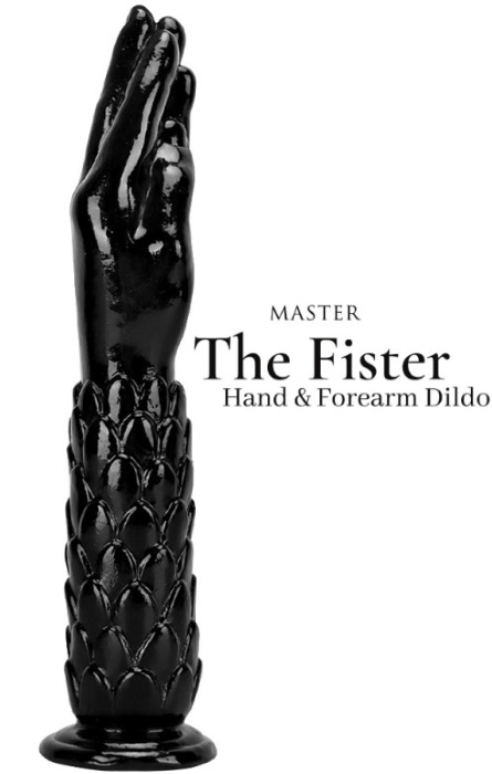Dildo Fisting Mão Realista Black 35 cm RF03483 - Image 3