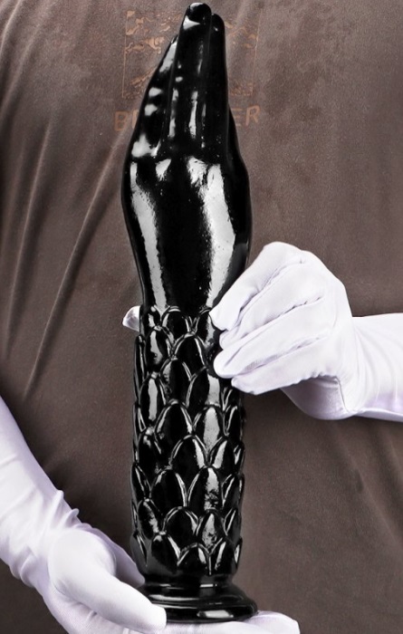 Dildo Fisting Mão Realista Black 35 cm RF03483 - Image 5
