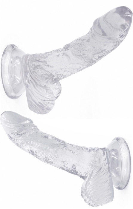 Dildo Realistico em Silicone Liquido Clear RF03473 - Image 2