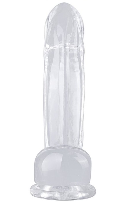 Dildo Realistico em Silicone Liquido 16cm Clear S RF03482 - Image 4