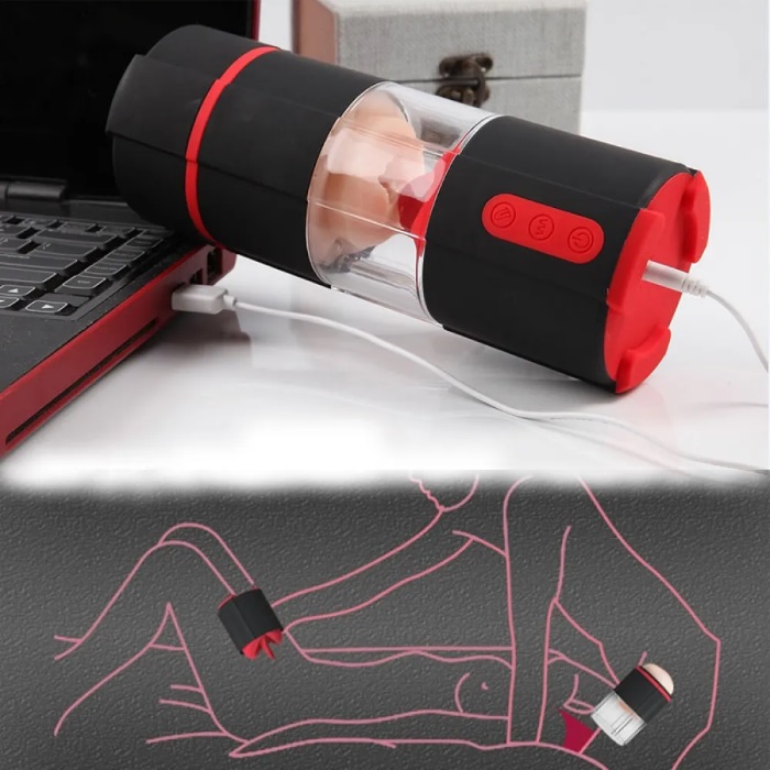 Masturbador Dupla Estimulação RF09691 – Vibradores Duplos - Image 8