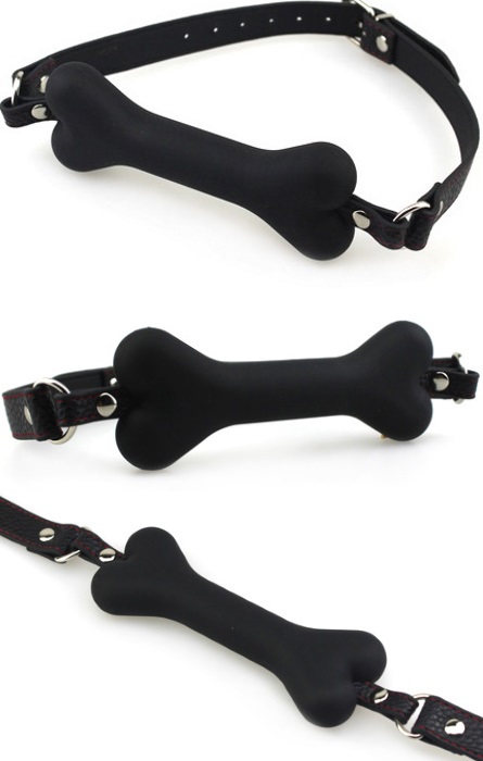 Mordaça de Boca Aberta de Osso de Cachorro Black RF01025 - Image 6