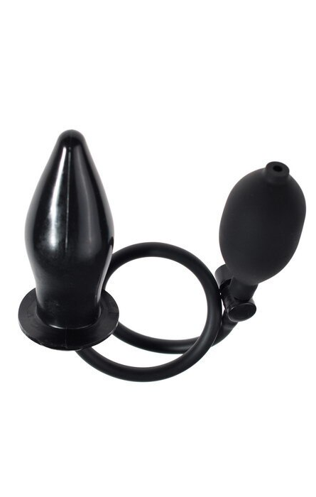 Plug Anal Insuflável Black RF01172