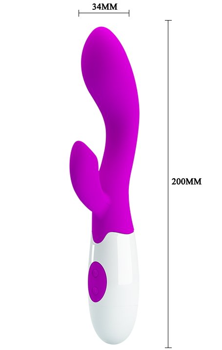 Vibrador Rabbit 30 Speed Rose RF04256