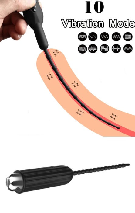 Vibrador Dilatador e Estimulador de Uretra 10 Speeds M RF03427