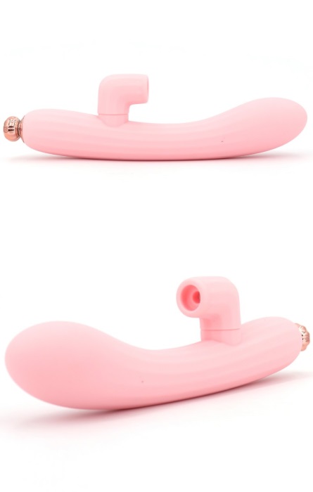 Vibrador G-spot Ondas de Sucção Recarregavel 10 Speeds Pink RF04258 - Image 5