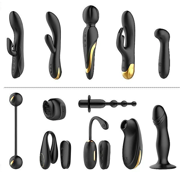 Vibradores Pretty Love conjunto 12 peças Queen S Luxury