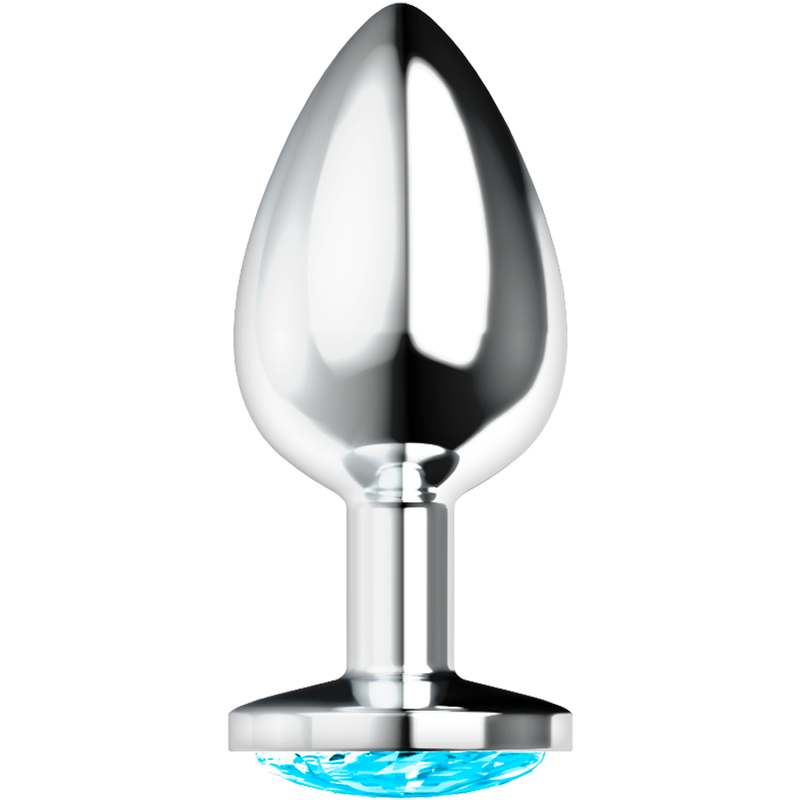 OHMAMA – PLUG ANAL COM CRISTAL AZUL L