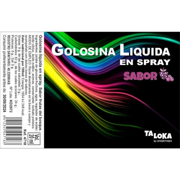 TALOKA – SPRAY DE DOCES DE BAGAS LÍQUIDAS