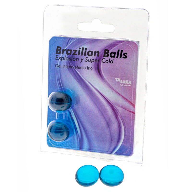 TALOKA – 2 BOLAS BRASILEIRAS GEL EMOCIONANTE EFEITO FRIO