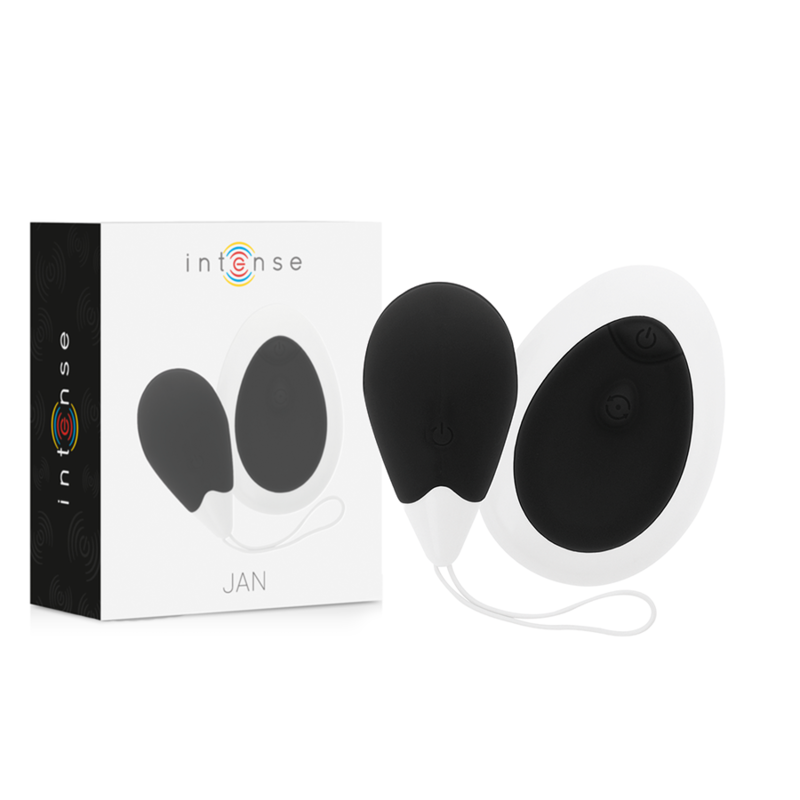 INTENSE – CONTROLE REMOTO DE OVO VIBRATÓRIO JAN PRETO