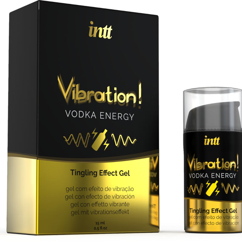 INTT – PODEROSO ESTIMULANTE ÍNTIMO GEL VIBRATÓRIO LÍQUIDO VODKA 15ML