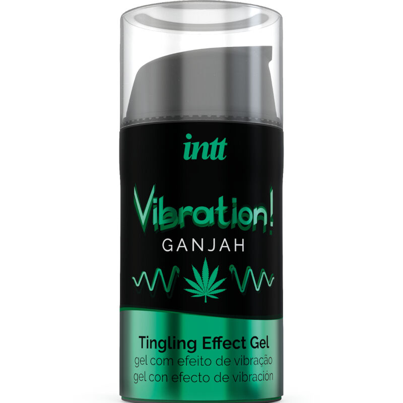 INTT – PODEROSO ESTIMULANTE ÍNTIMO GEL VIBRATÓRIO LÍQUIDO CANNABIS 15ML