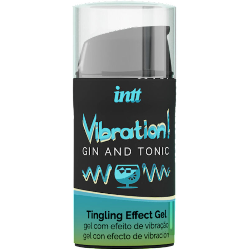 INTT – PODEROSO ESTIMULANTE ÍNTIMO LÍQUIDO VIBRADOR GEL GIN & TÔNICO 15ML