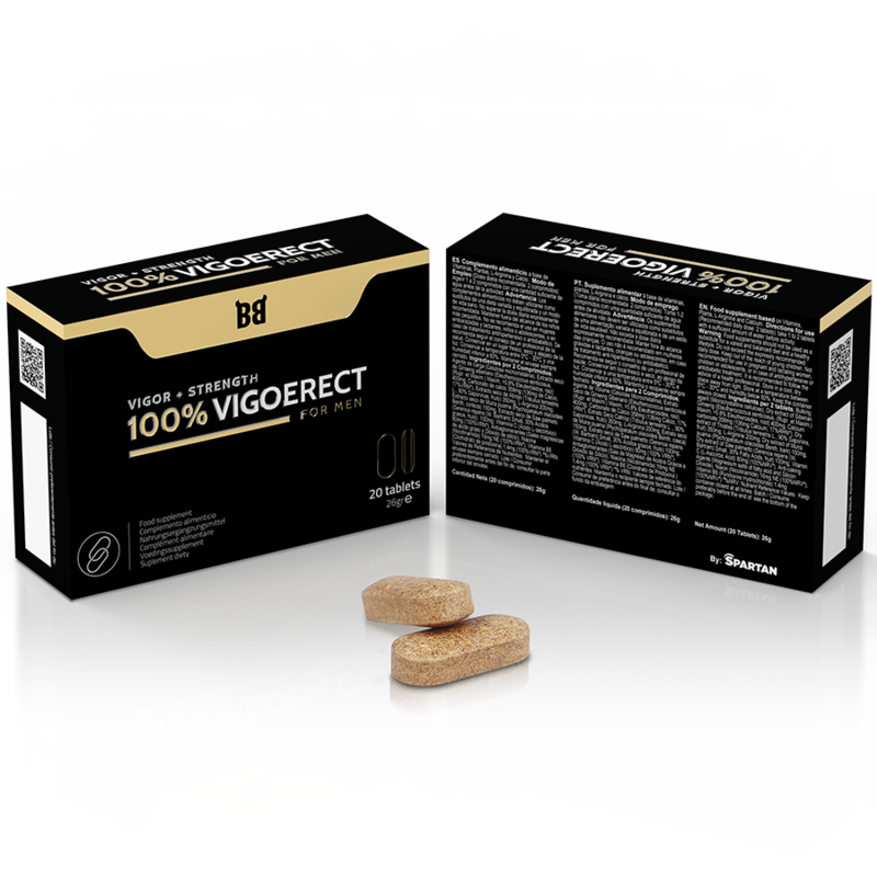 BLACK BULL – 100% VIGOERECT VIGOR + FORÇA PARA HOMENS 20 COMPRIMIDOS