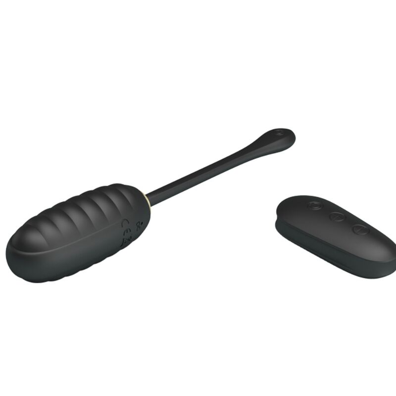 PRETTY LOVE - DOREEN LUXURY RECARREGÁVEL VIBRADOR OVO PRETO CONTROLE REMOTO - Image 4
