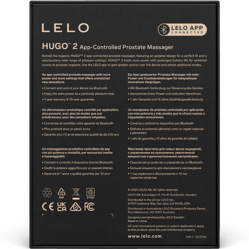 LELO - MASSAGADOR DE PRÓSTATA VERDE HUGO 2 - Image 4
