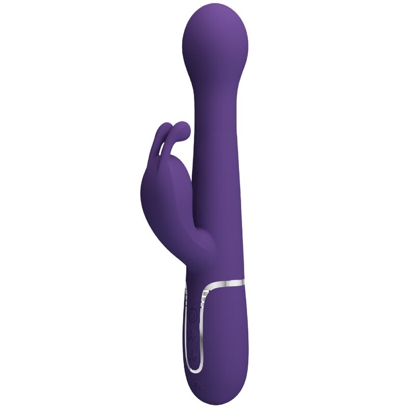 PRETTY LOVE – DEJON VIBRADOR COELHO 3 EM 1 MULTIFUNO ROXO