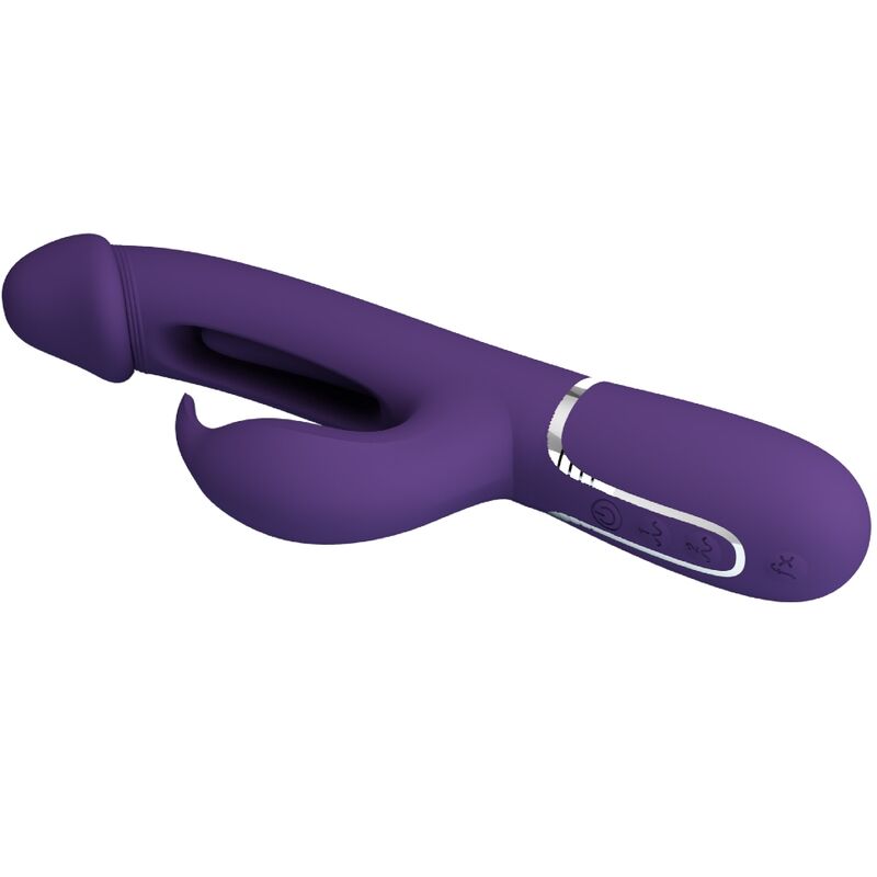 BONITO AMOR - KAMPAS COELHO VIBRADOR MULTIFUNÇÃO 3 EM 1 COM LÍNGUA VIOLETA - Image 4