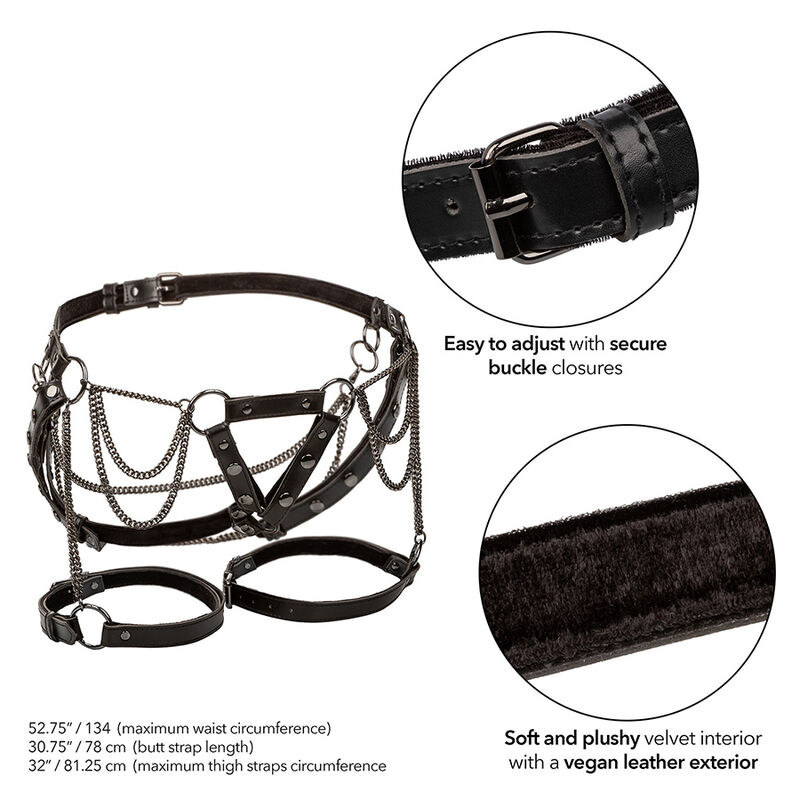 CALEXOTICS - EUPHORIA MULTICAIN THIGH HARNESS PREMIUM TAMANHO PLUS - Image 3