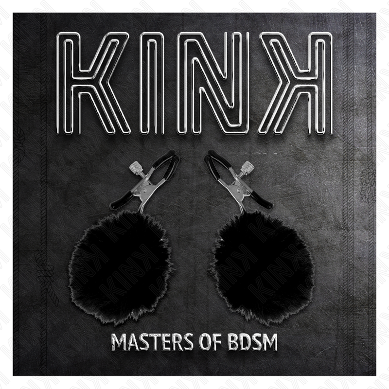 KINK - GRAMPO DE BOLA DE PELE FALSA PRETO 6 CM - Image 5