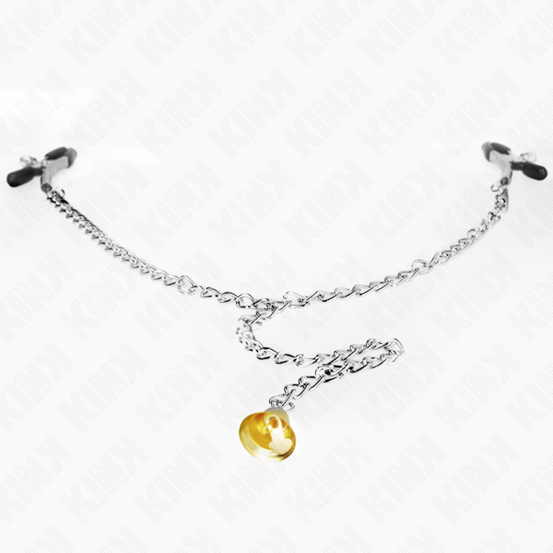 KINK - PINÇAS DE CORRENTE COM PINGENTE DE CHIFRE 30 CM - Image 3