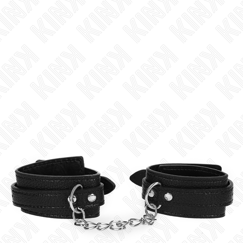KINK – PULSO PADRÃO COBRA PRETO AJUSTÁVEL 20-28 CM X 5,4 CM