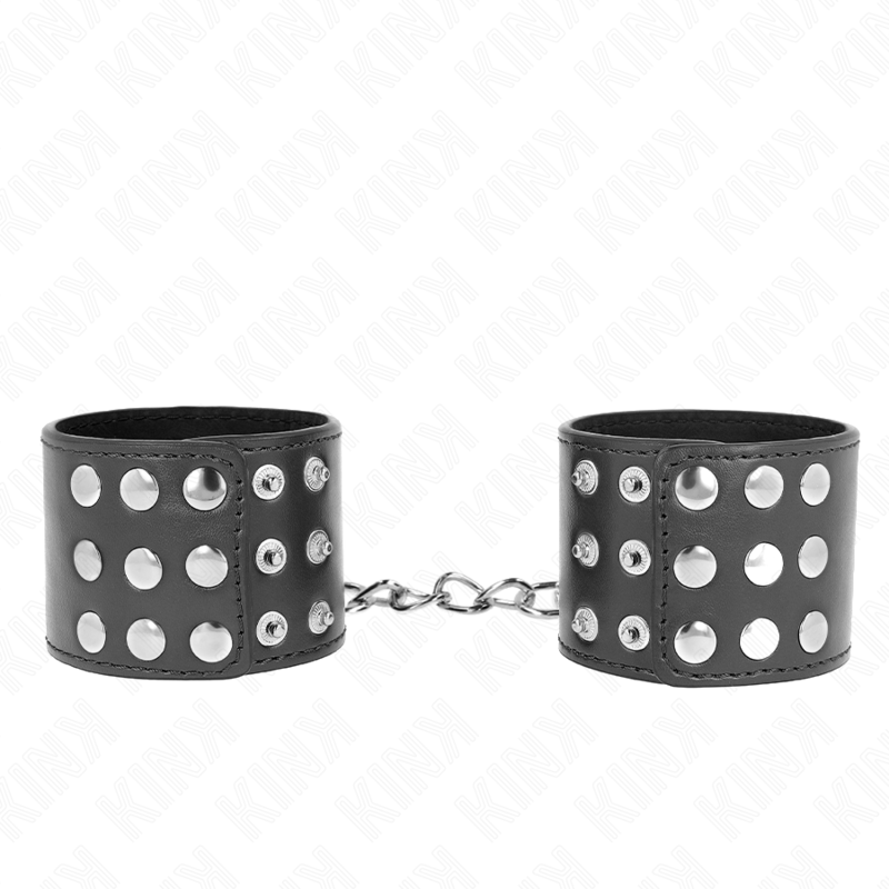 KINK – PULSO COM SNAP FASTEN PRETO AJUSTÁVEL 19-24 CM X 5,5 CM