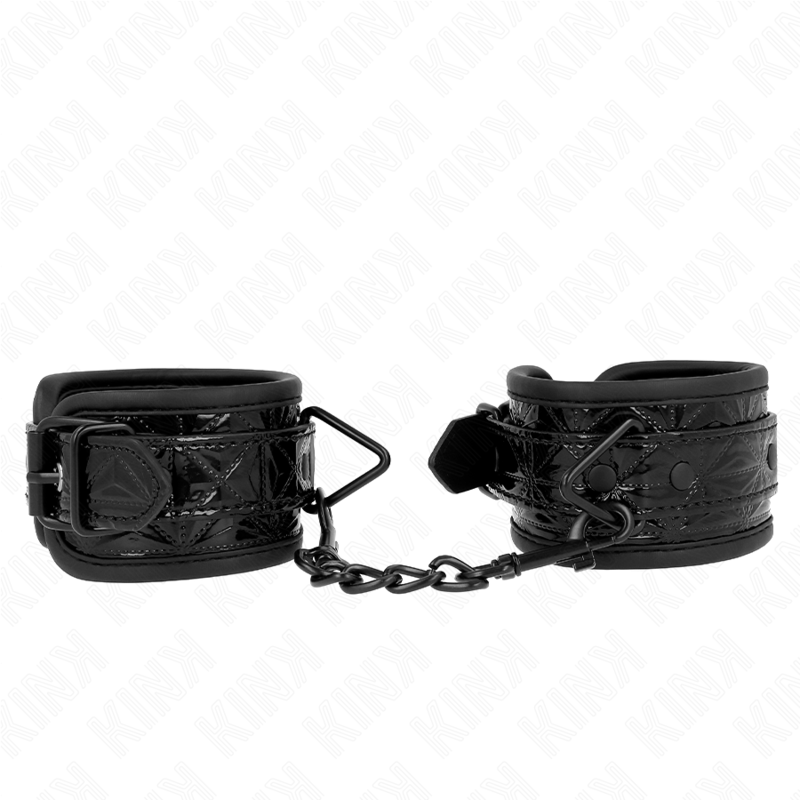 KINK – PULSO PADRÃO DIAMANTE PRETO AJUSTÁVEL 17-26 CM X 5,5 CM