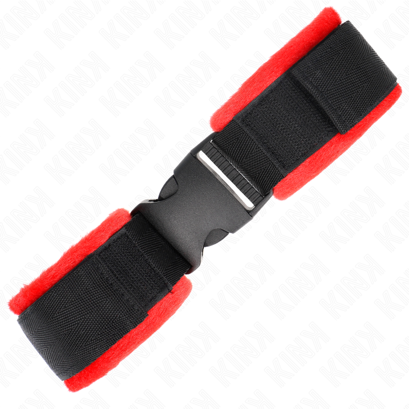 KINK – RETENÇÕES DE PULSO NYLON BIND HOOK&LOOP PRETO MODELO 1 AJDUSTÁVEL 25-35 CM X 6 CM