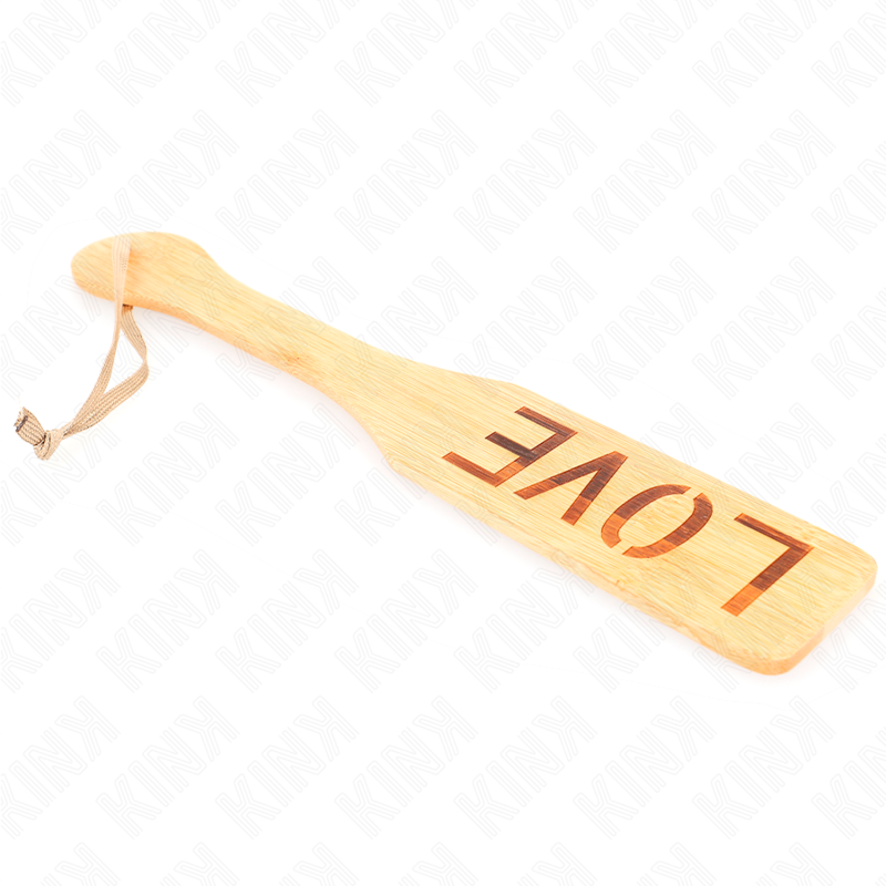 KINK – PALETA DE BAMBU PALAVRA AMOR 32 X 5,5 CM