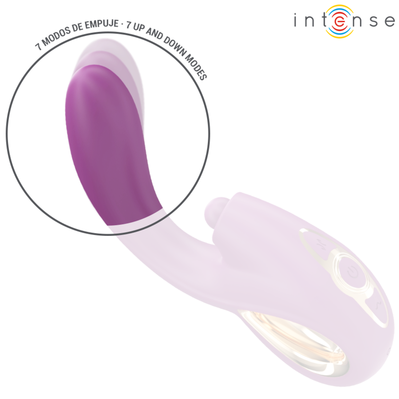 INTENSE - LALI MULTIFUNCIONAL VIBRADOR G-SPOT TAPPING & THRUST & VIBRATION ROXO - Image 4