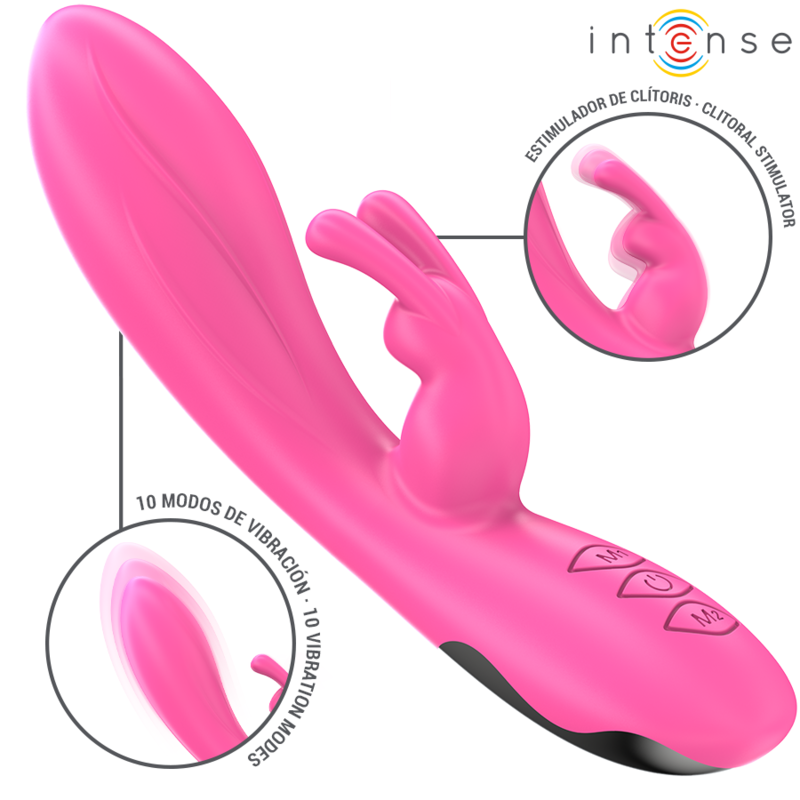 INTENSE - RANDALL RABBIT VIBRADOR 10 VIBRAÇÕES ROSA - Image 2