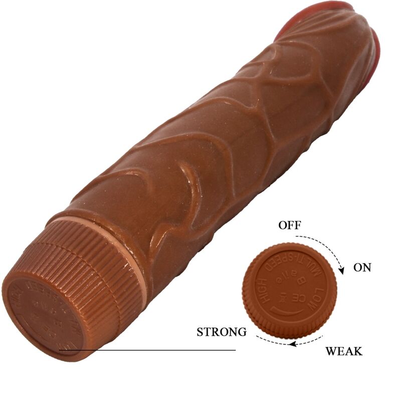 BAILE - BOB VIBRADOR REALISTA 22,5 CM MULATO - Image 5