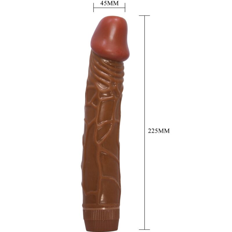 BAILE - BOB VIBRADOR REALISTA 22,5 CM MULATO - Image 4