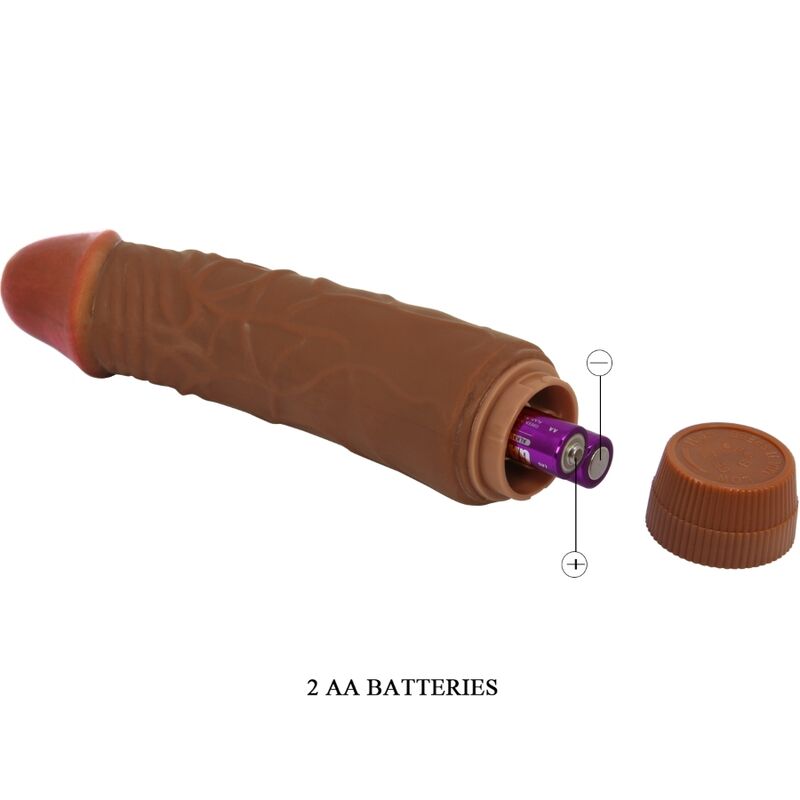 BAILE - JEFF VIBRADOR REALISTA 19,5 CM MULATO - Image 4