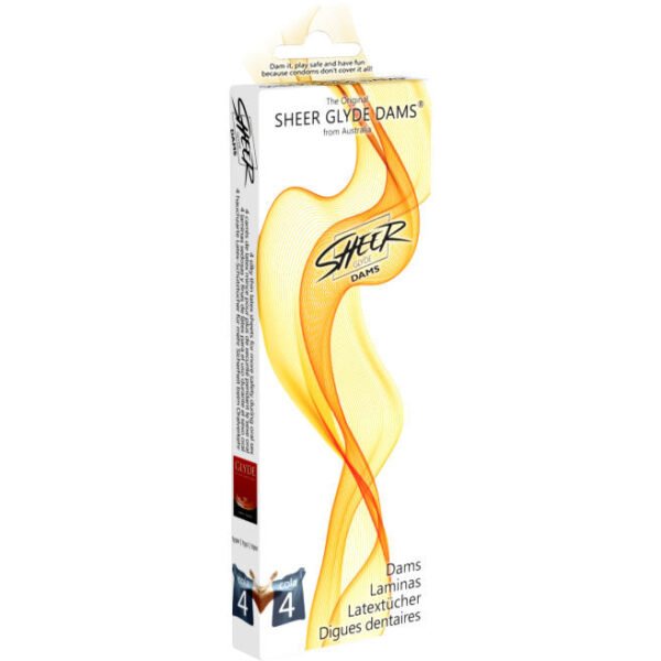 SHEER GLYDE – DAMS LAMINAS LÁTEX SEXO ORAL CAUDA