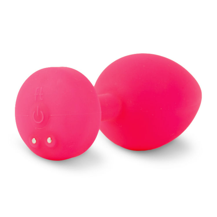 G-VIBE – FUNTOYS GPLUG ANAL VIBRADOR RECARREGVEL PEQUENO NEON ROSA 3CM