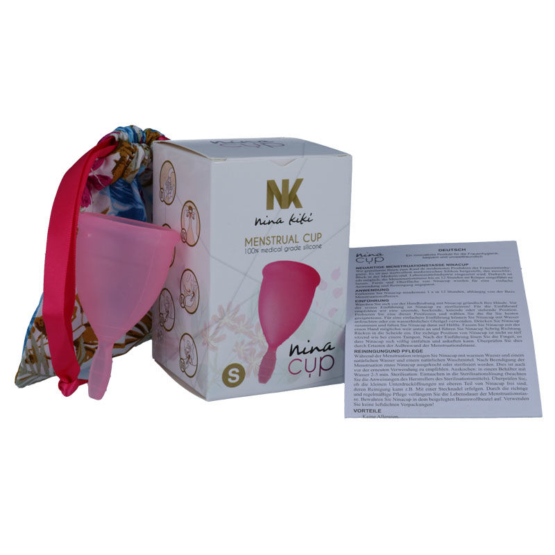 NINA KIKÍ - COPO MENSTRUAL ROSA - TAMANHO S - Image 5