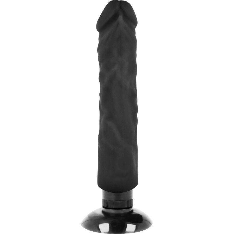 BASECOCK - VIBRADOR REALÍSTICO BASECOCK 2-1 PRETO 20 CM -O- 4 CM - Image 5