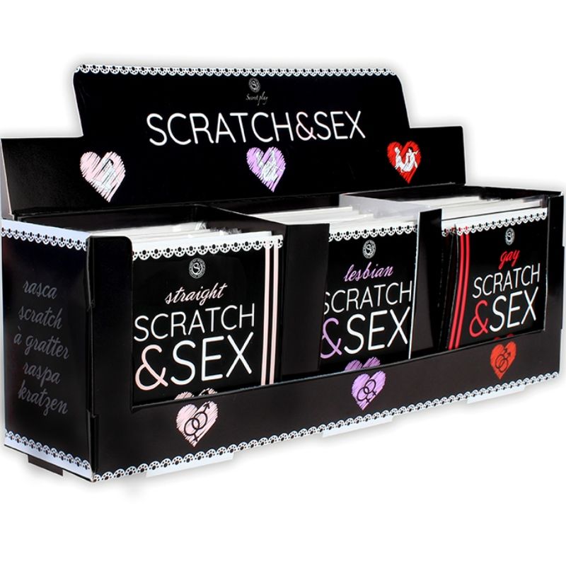 SECRETPLAY – DISPLAY + POSTURAS SCRATCH & SEX (ES/EN/FR/PT/DE)