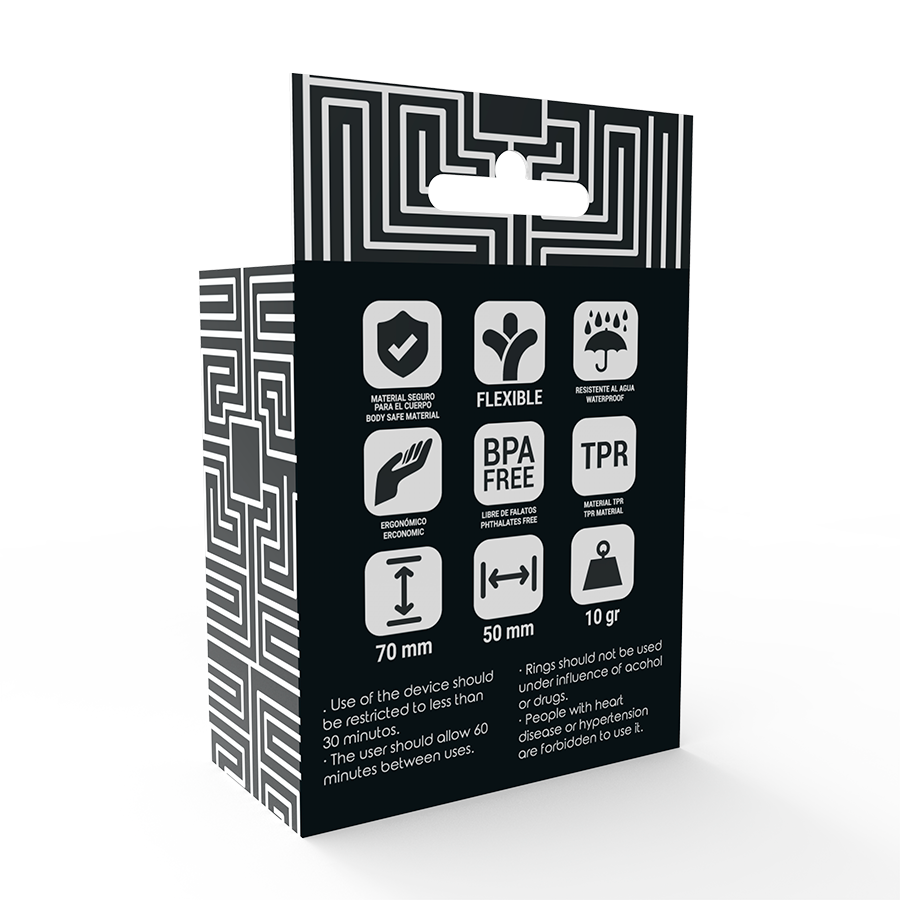 ADDICTED TOYS - POTENZ- C-RING PÊNIS PRETO - Image 5