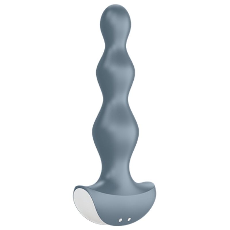 SATISFYER – VIBRADOR LOLLI PLUG 2 PLUG CINZA