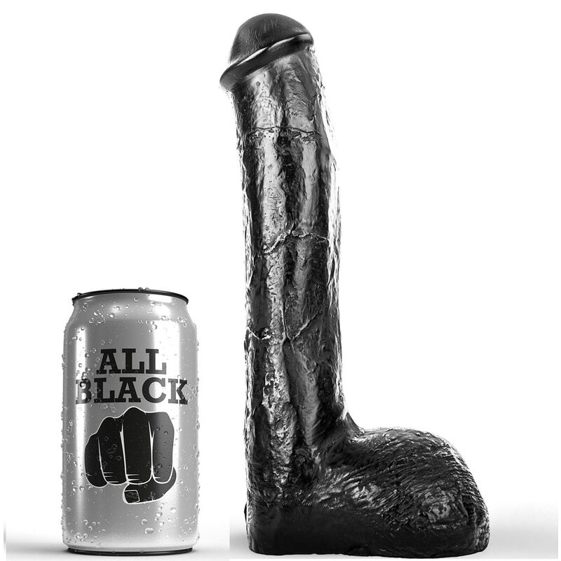 ALL BLACK – PENE REALISTA ANAL 23 CM