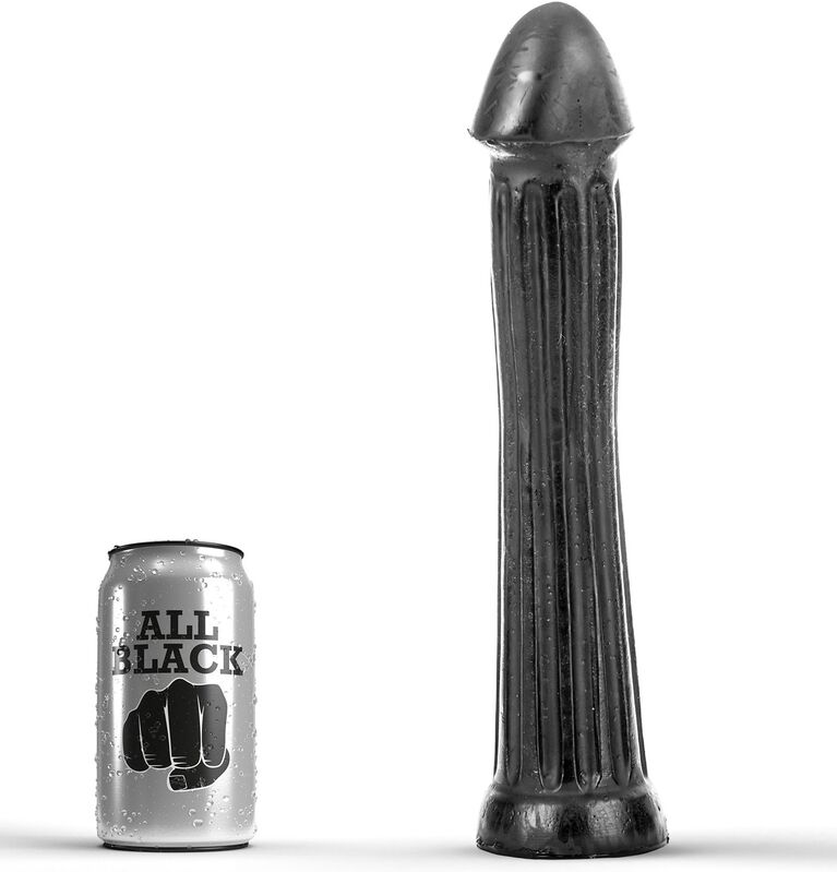 ALL BLACK – PLUG DILDO 31 CM