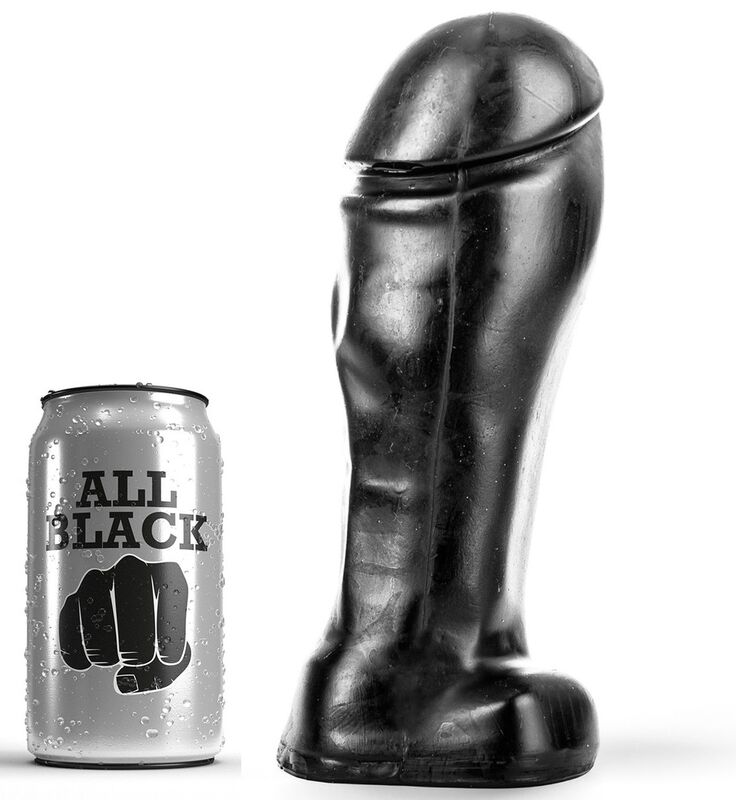 ALL BLACK – DONG 22 CM DE DEDO LARGO