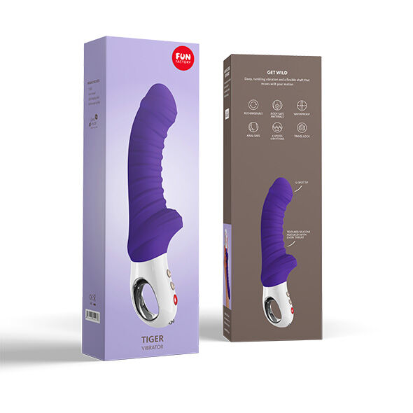 FUN FACTORY – VIBRADOR TIGER G5 VIOLETA